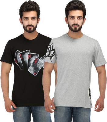 

Rang Rage Printed Men's Round Neck Multicolor T-Shirt(Pack of 2