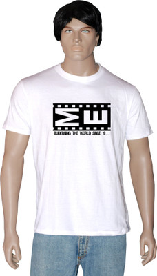 

Tshirt.in Graphic Print Men's Round Neck White T-Shirt, Pearl white