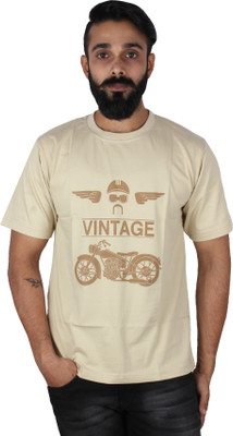 

Pickled Merchandise Graphic Print Men' Round Neck Beige T-Shirt