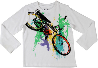 

Chalk by Pantaloons Boys Printed T Shirt(White, Pack of 1