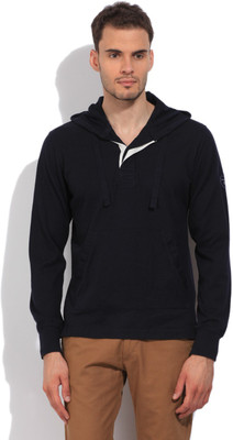 

Gant Solid Men's Hooded Black T-Shirt, 405