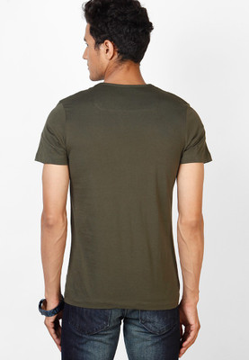 

Jack & Jones Graphic Print Men's Round Neck Green T-Shirt, Forest night