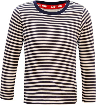 

Kothari Boys Striped Cotton T Shirt(Multicolor, Pack of 1