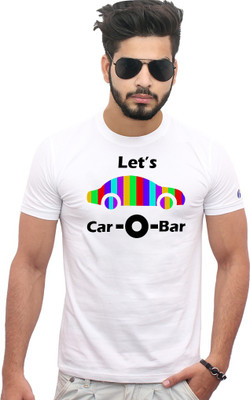 

Jazzmyride Graphic Print Men's Round Neck White T-Shirt