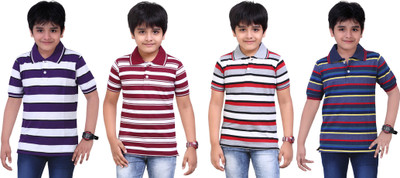 

Dongli Boys Printed T Shirt(Multicolor, Pack of 4)
