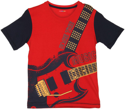 

Poppers by Pantaloons Boys Graphic Print T Shirt(Red, Pack of 1