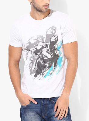

Jack & Jones Graphic Print Men's Round Neck White T-Shirt