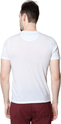 

Ajile by Pantaloons Printed Men's Round Neck White T-Shirt