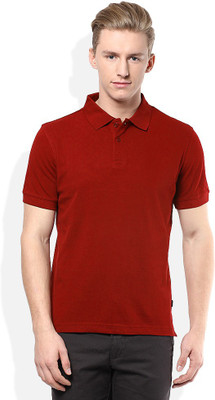 

Gold Axe Solid Men's Polo Neck Red T-Shirt