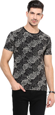 

PUNK Printed Men's Round Neck Black T-Shirt