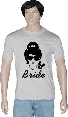 

Tshirt.in Graphic Print Men's Round Neck Grey T-Shirt, Grey melange