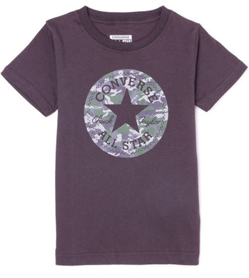 

Converse Boys Printed T Shirt(Purple, Pack of 1, Stormwind-g31