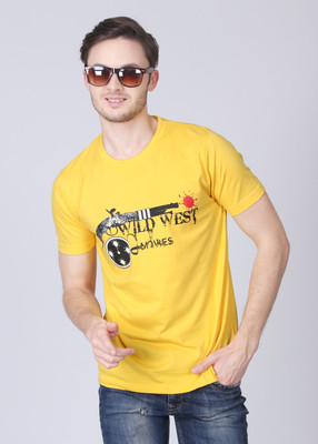 

Flippd Wild West Men's Round Neck T-Shirt, Yellow