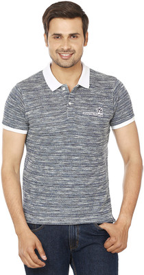 

Invictum Solid Men's Polo Neck White, Grey T-Shirt, Sober white;superb grey