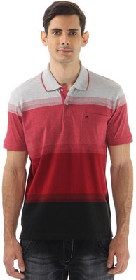 

Monte Carlo Striped Men's Polo Neck Red, Black T-Shirt