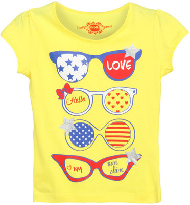 

Chalk by Pantaloons Girls Graphic Print T Shirt(Yellow