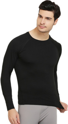 

Armr Solid Men's Round Neck Black T-Shirt