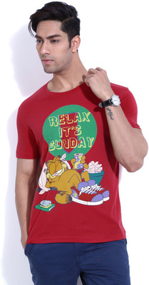 

Status Quo Printed Men's Round Neck Red T-Shirt