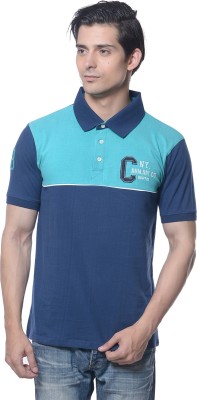 

Carve Solid Men's Polo Neck Blue T-Shirt