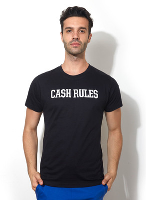 

Smugglerz Inc. Graphic Print Men' Round Neck Black T-Shirt