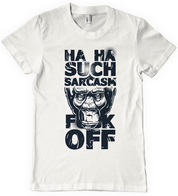 

DNA Graphic Print Men' Round Neck White T-Shirt