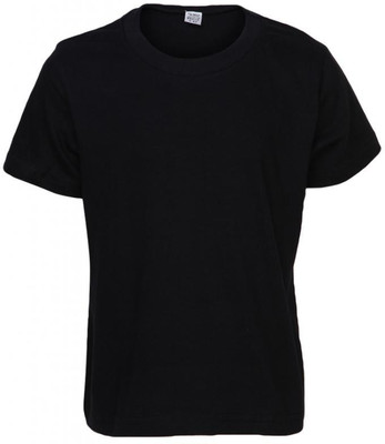 

Gkidz Boys Solid T Shirt(Black, Pack of 2