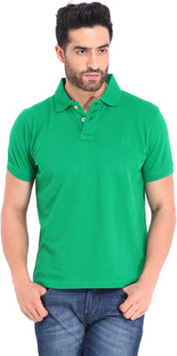 

Concepts Solid Men's Polo Neck Green T-Shirt
