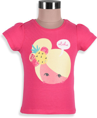 

Mothercare Girls Printed T Shirt(Pink