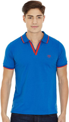 

Cloak & Decker Solid Men's Polo Neck Blue T-Shirt, Royal blue