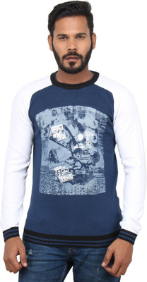 

Got It Printed Men's Round Neck Dark Blue T-Shirt
