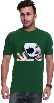 

Trendster Printed Men's Round Neck Green T-Shirt