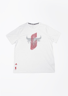 

ADIDAS Printed Men' Round Neck White T-Shirt, Nbacbu