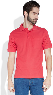 

Raymond Solid Men's Polo Neck Red T-Shirt