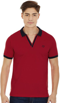 

Cloak & Decker Solid Men's Polo Neck Red T-Shirt