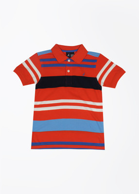 

Nautica Boys Solid T Shirt(Multicolor, Pack of 1, 806