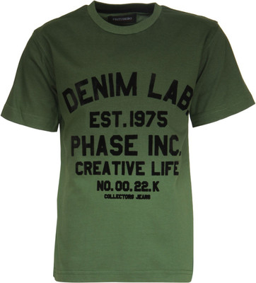 

Fritzberg Boys Printed T Shirt(Green, Leaf