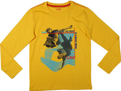 

Poppers by Pantaloons Boys Graphic Print T Shirt(Yellow, Pack of 1
