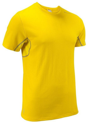 

Decathlon - Quechua Solid Men's Round Neck Yellow T-Shirt