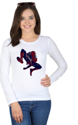 

SayItLoud Printed Women' Round Neck White T-Shirt