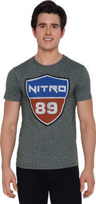 Imagica Printed Men Round Neck Green T-Shirt Imagica Printed Men Round Neck Green T-Shirt