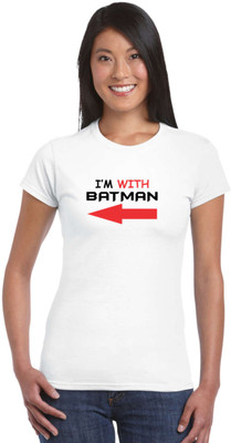 GIFTSMATE Printed Women Round Neck White T-Shirt GIFTSMATE Printed Women Round Neck White T-Shirt