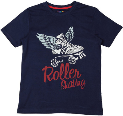 

Poppers by Pantaloons Boys Graphic Print T Shirt(Blue, Pack of 1, Indigo
