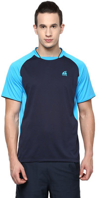 

Aurro Solid Men's Round Neck Dark Blue T-Shirt, Navy
