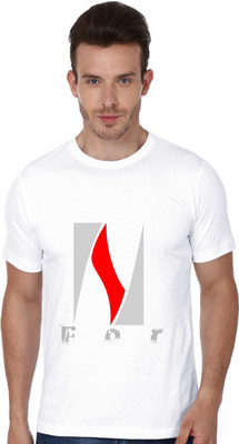 

Trendster Printed Men's Round Neck White T-Shirt
