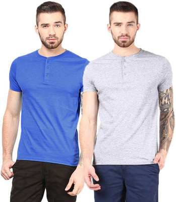 

Gallop Solid Men's Henley Multicolor T-Shirt