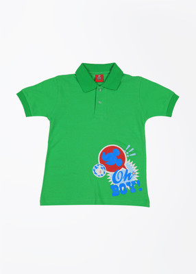 

Disney Mickey Boys Printed T Shirt(Green, Pack of 1