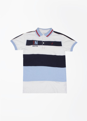 

Nautica Boys Striped T Shirt(Multicolor, Wb