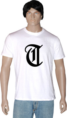 

Tshirt.in Graphic Print Men's Round Neck White T-Shirt, Pearl white