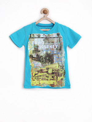 62% OFF on Status Quo Cubs Boys Printed T Shirt(Blue)