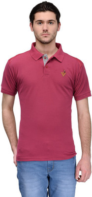 

Canary London Solid Men's Polo Neck Maroon T-Shirt, Fuchsia